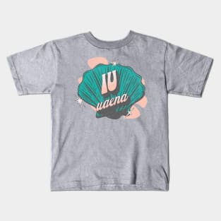 IU UAENA typography text kpop fandom | Morcaworks Kids T-Shirt